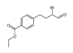 ethyl 4-(3-bromo-4-oxobutyl)benzoate Structure