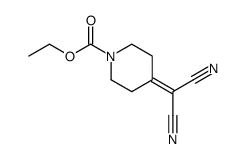 4-(二氰基亚甲基)-哌啶-1-羧酸乙酯结构式