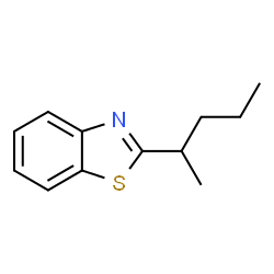 Benzothiazole, 2-(1-methylbutyl)- (9CI) Structure
