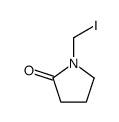 1-(iodomethyl)pyrrolidin-2-one结构式