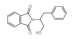 1H-Isoindole-1,3(2H)-dione,2-[1-(hydroxymethyl)-2-phenylethyl]-结构式