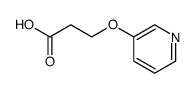 Propanoic acid, 3-(3-pyridinyloxy)结构式