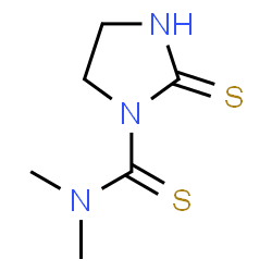 N,N-dimethylthio-2-thioxoimidazolidine-1-carboxamide Structure