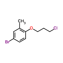 4-Bromo-1-(3-chloropropoxy)-2-methylbenzene structure