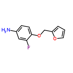 3-Fluoro-4-(2-furylmethoxy)aniline Structure