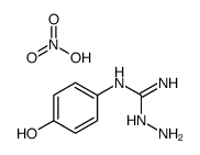1-amino-2-(4-hydroxyphenyl)guanidine,nitric acid Structure