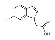 (6-Chloro-1H-indol-1-yl)acetic acid Structure