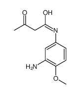 N-(3-amino-4-methoxyphenyl)-3-oxobutanamide Structure