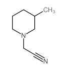 2-(3-methylpiperidin-1-yl)acetonitrile结构式