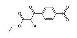 ethyl 2-bromo-3-(4-nitrophenyl)-3-oxopropanoate Structure