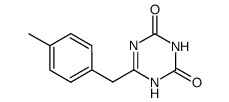 6-(4-methylbenzyl)-1,3,5-triazine-2,4(1H,3H)-dione Structure