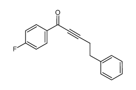 1-(4-fluorophenyl)-5-phenyl-2-pentyn-1-one结构式