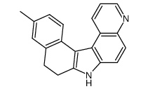 11-methyl-8,9-dihydro-7H-benzo[c]pyrido[3,2-g]carbazole Structure