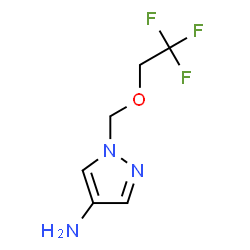 1-(2,2,2-TRIFLUORO-ETHOXYMETHYL)-1 H-PYRAZOL-4-YLAMINE结构式