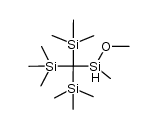 [methoxy(methyl)silyl]tris(trimethylsilyl)methane结构式