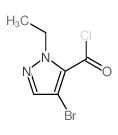 4-Bromo-1-ethyl-1H-pyrazole-5-carbonyl chloride Structure
