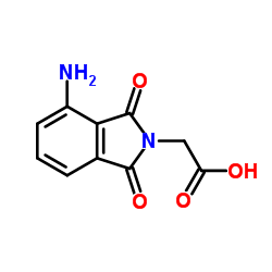 (4-Amino-1,3-dioxo-1,3-dihydro-isoindol-2-yl)-acetic acid structure