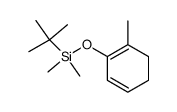 tert-butyldimethyl<(2-methyl-1,5-cyclohexadien-1-yl)oxy>silane结构式