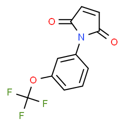 1H-PYRROLE-2,5-DIONE, 1-[3-(TRIFLUOROMETHOXY)PHENYL]-结构式