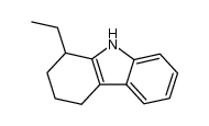 1-ethyl-1,2,3,4-tetrahydrocarbazole结构式