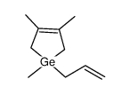 1-allyl-1,3,4-trimethylgermacyclopent-3-ene Structure