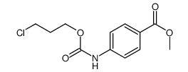methyl 4-(3-chloropropoxycarbonylamino)benzoate Structure