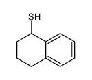 1,2,3,4-tetrahydronaphthalene-1-thiol结构式