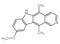 6H-Pyrido[4,3-b]carbazole,9-methoxy-5,11-dimethyl- structure