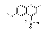6-methoxy-2-methyl-quinoline-4-sulfonic acid Structure