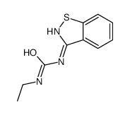 1-(1,2-benzothiazol-3-yl)-3-ethylurea结构式