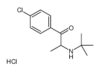 2-(tert-Butylamino)-4′-chloropropiophenone hydrochloride Structure