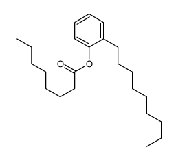 (2-nonylphenyl) octanoate Structure