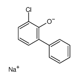 3-chloro-2-biphenylol, sodium salt结构式