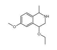 4-ethoxy-6-methoxy-1-methyl-1,2,3,4-tetrahydro-isoquinoline结构式