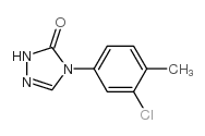 4-(3-Chloro-4-methylphenyl)-1H-1,2,4-triazol-5(4H)-one Structure