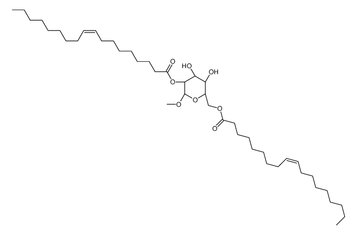 [(2R,3S,4S,5R)-3,4-dihydroxy-6-methoxy-5-[(Z)-octadec-9-enoyl]oxyoxan-2-yl]methyl (Z)-octadec-9-enoate Structure