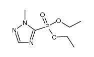 1-Methyl-5-(1,2,4-triazolyl)phosphonic acid diethyl ester Structure