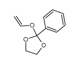 2-(vinyloxy)-2-phenyl-1,3-dioxolane结构式