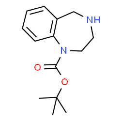 tert-butyl 2,3,4,5-tetrahydro-1H-1,4-benzodiazepine-1-carboxylate Structure