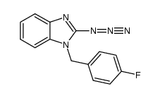 2-azido-1-(4-fluorobenzyl)-1H-benzo[d]imidazole Structure