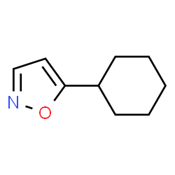 Isoxazole, 5-cyclohexyl- (9CI) structure