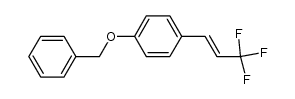 (E)-1-(benzyloxy)-4-(3,3,3-trifluoroprop-1-en-1-yl)benzene Structure