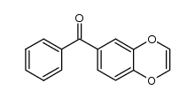 6-benzoyl-1,4-benzodioxin结构式