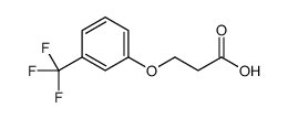 3-(3-(TRIFLUOROMETHYL)PHENOXY)PROPANOIC ACID结构式