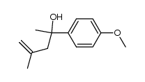 2-(4-methoxyphenyl)-4-methylpent-4-en-2-ol Structure