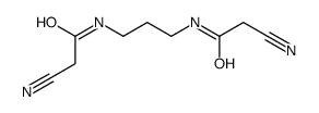 2-cyano-N-[3-[(2-cyanoacetyl)amino]propyl]acetamide Structure
