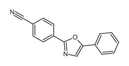 4-(5-phenyl-1,3-oxazol-2-yl)benzonitrile Structure
