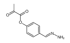 (4-methanehydrazonoylphenyl) 2-oxopropanoate Structure