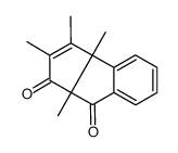 1,2,3a,8b-tetramethylcyclopenta[a]indene-3,4-dione Structure