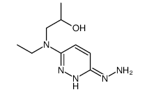 1-[ethyl-(6-hydrazinylpyridazin-3-yl)amino]propan-2-ol Structure